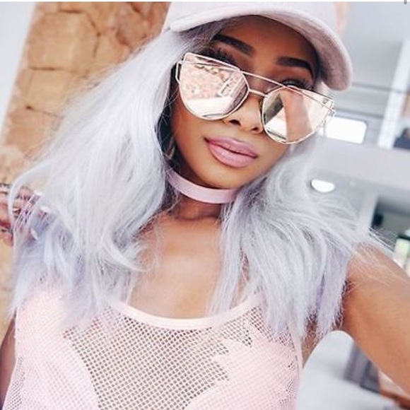 Pink Mirror Sunglasses - Picture 5 of 8